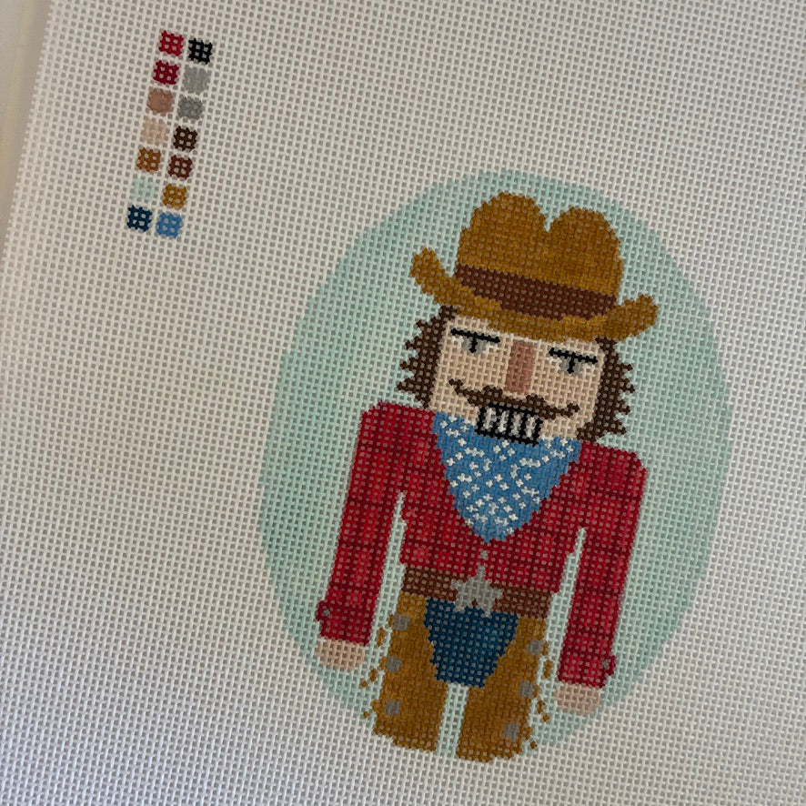 Nutcracker Cowboy - Oval