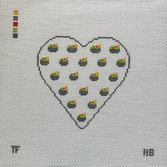 Tex-Mex Valentine - Guacamole Heart