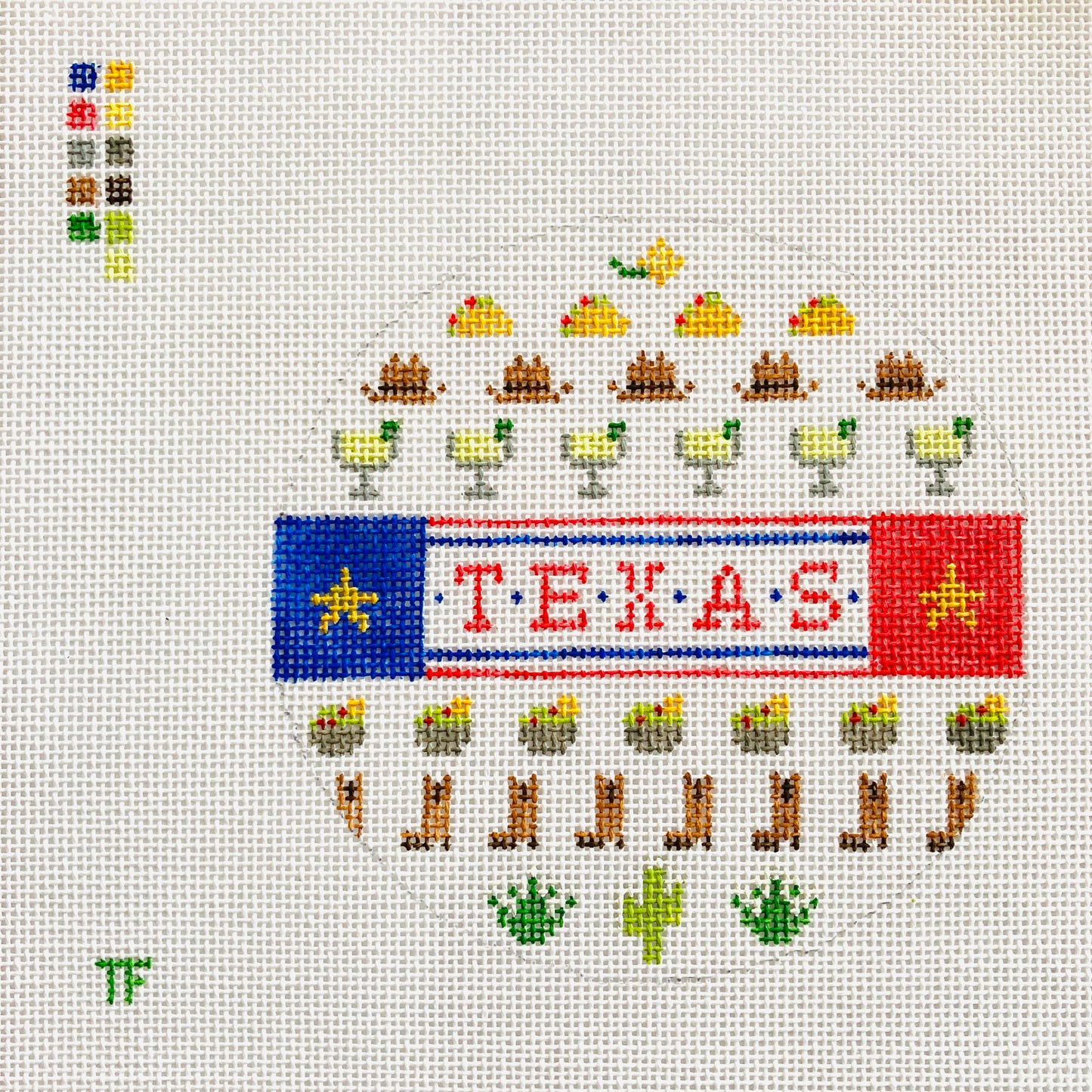 Texas Icons Sampler Round
