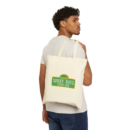 Sunny Days Stitch Club - Cotton Canvas Tote Bag