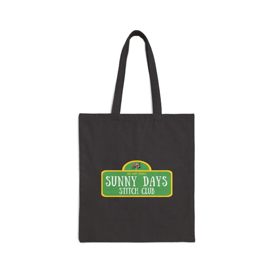 Sunny Days Stitch Club - Cotton Canvas Tote Bag