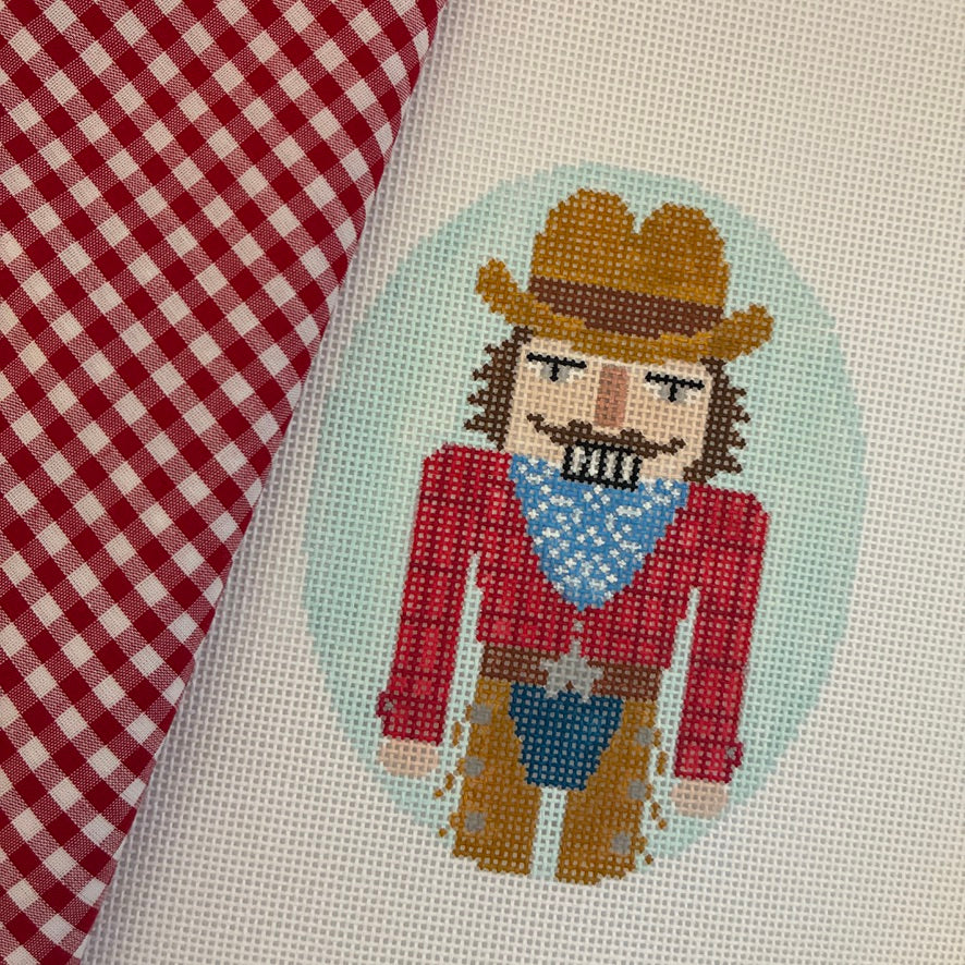 Nutcracker Cowboy - Oval