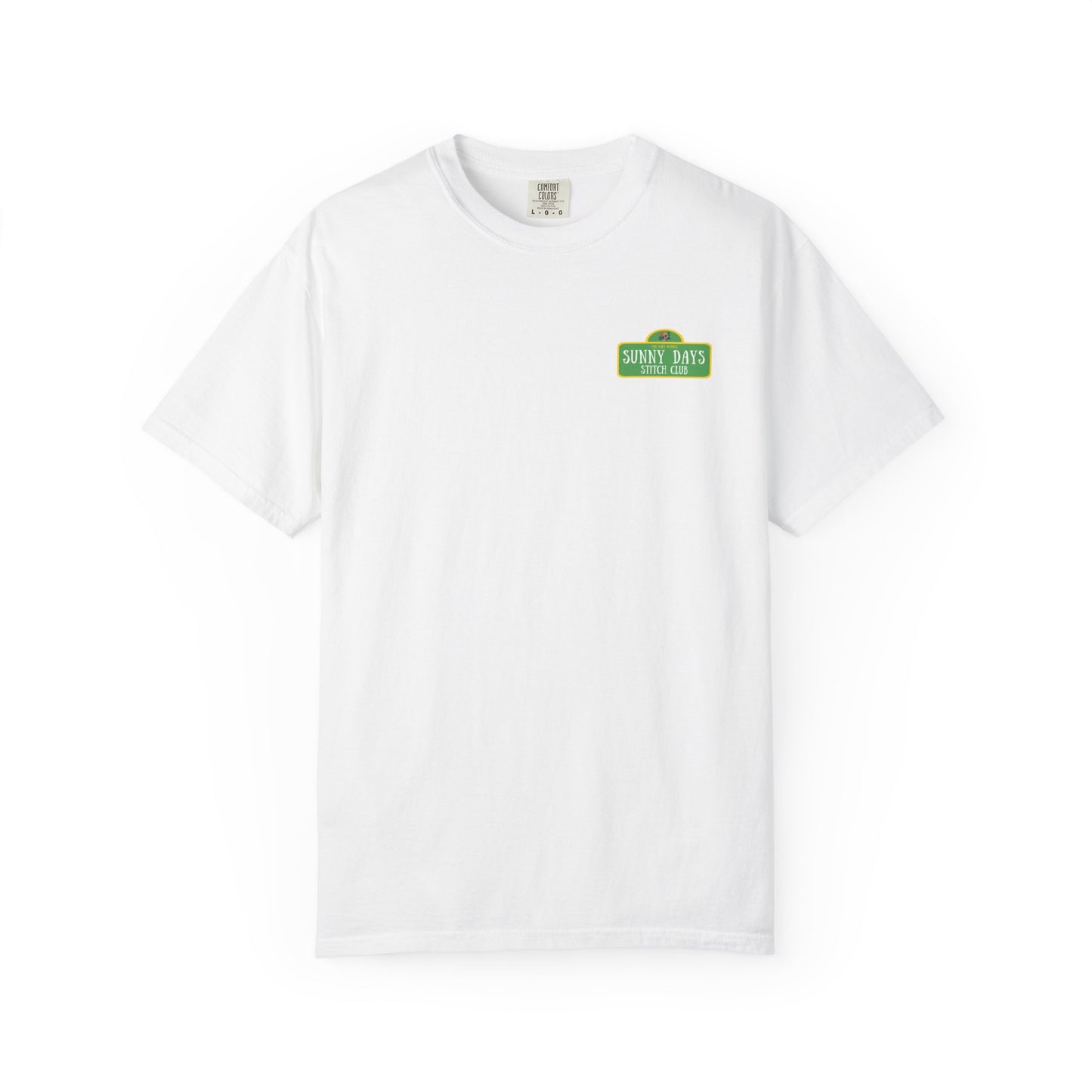 Sunny Days Stitch Club - White Logo T-Shirt