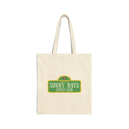 Sunny Days Stitch Club - Cotton Canvas Tote Bag