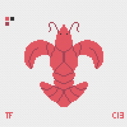 Crawfish Fleur-de-lis