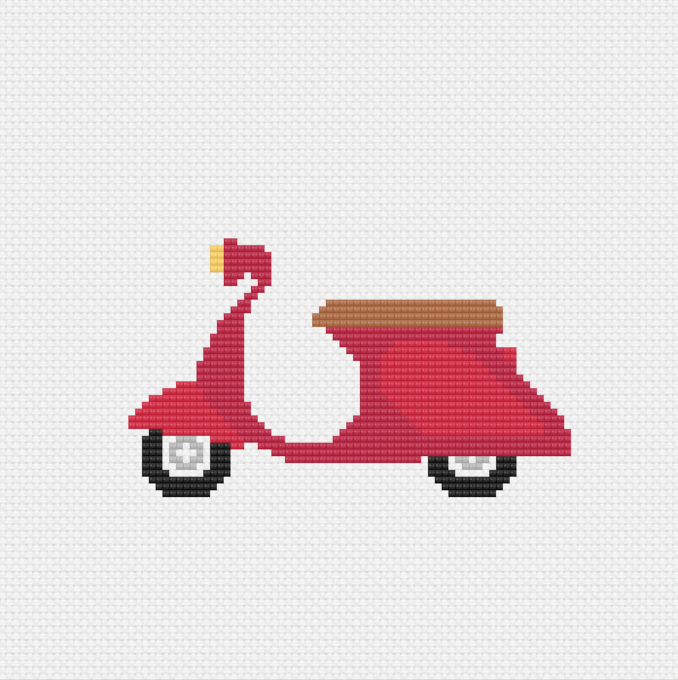 Vespa Scooter - Red