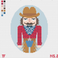 Nutcracker Cowboy - Oval