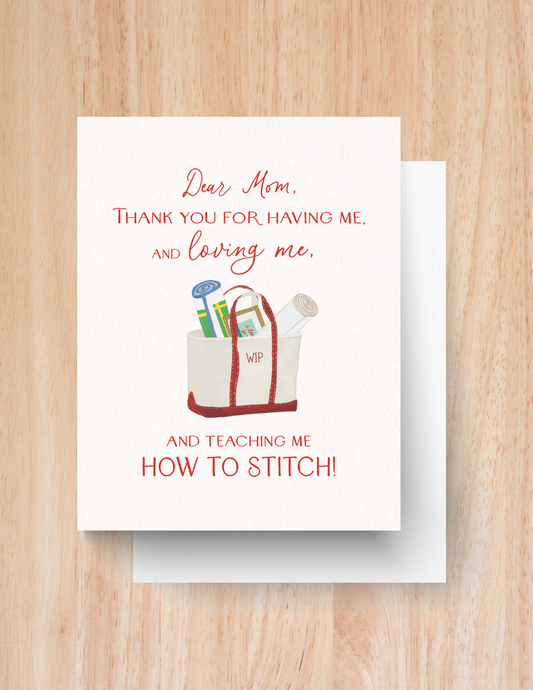 Dear Mom - Greeting Card