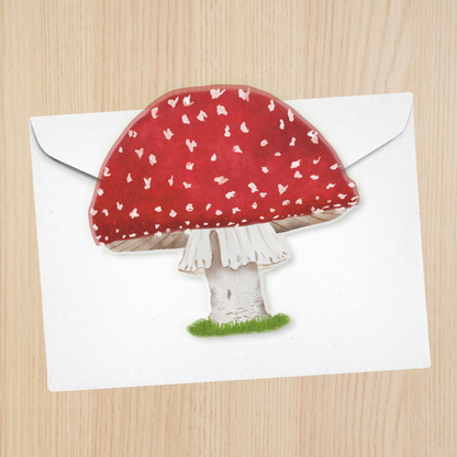 Mushroom - Cut out card