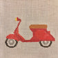 Vespa Scooter - Red