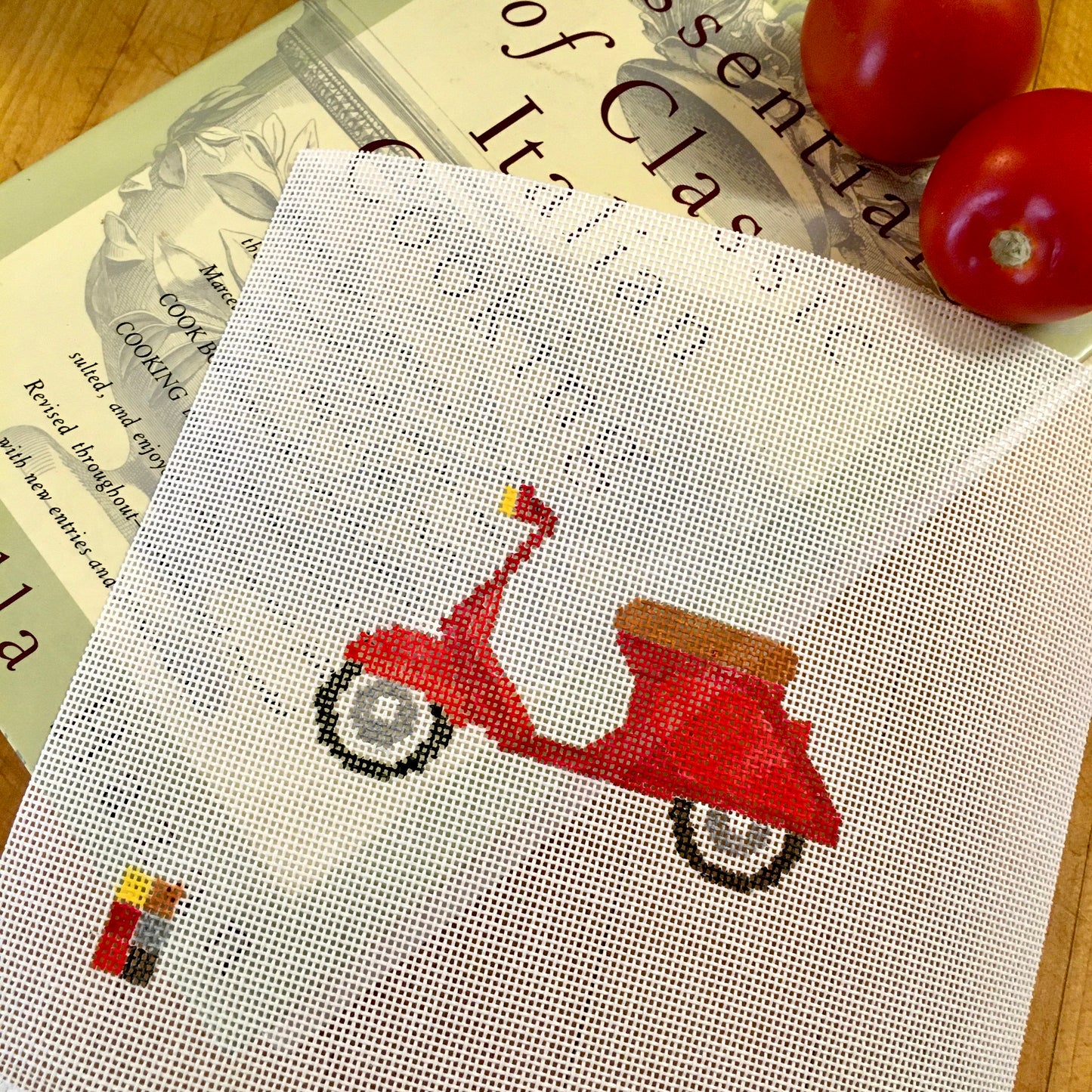 Vespa Scooter - Red